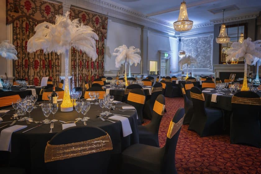 The Assembly Room in the 1750s, now the Minstrel Suite, looking quite different to the 1750s
