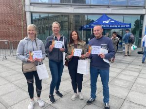 Abseiling in aid of Age UK Norwich