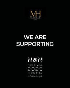 The Maids Head are supporting the Norfolk & Norwich Festival 2025